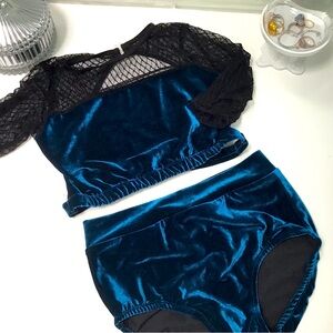 Soel Dancewear Dance Set Top & Briefs Teen S EUC!